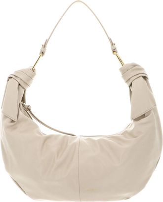 Coccinelle shoulder bag cross body bag Furoshiki Handbag puffy Smooth Leather Sandshell beige