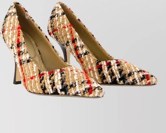 Burberry check pumps