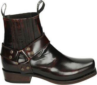 Sendra Bordeaux Leren Herenlaarzen - Heren - Cowboylaarzen - Bruin - 46 EU - Leer - Schoenen