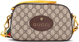 Gucci Neo Camera GG gecoate canvas crossbodytas - Bruin