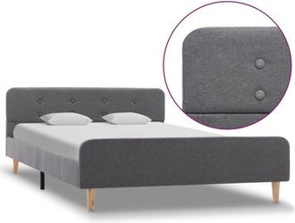 vidaXL Giroletto Grigio Chiaro in Tessuto 120x200 cm - Vidaxl