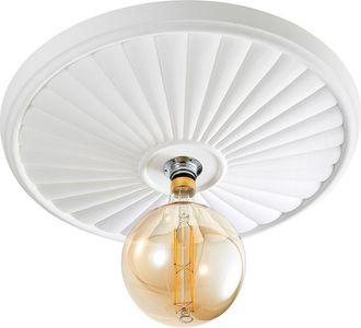 Netlighting Lucena Large Semi Flush Ceiling Light White