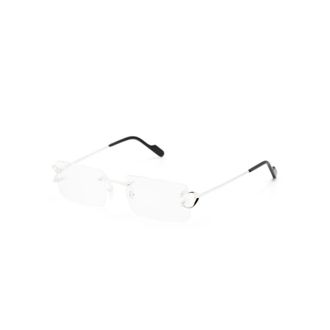 Cartier C Decor Optical Frame - male - Cartier - Glasses - Gray - 56 MM - Accessories