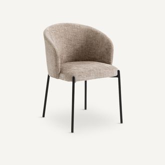 AM.PM Tafelfauteuil in rupsfluweel, Kinna