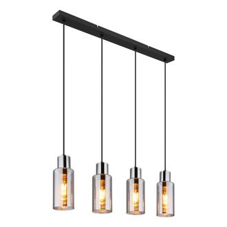 Globo Lighting L&aacute;mpara Colgante - Lidaria - Negro - Vidrio - Gran
