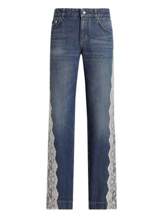 Dolce & Gabbana Spitzenjeans