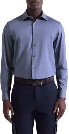 Bugatchi Jimmy OoohCotton Button-Up Shirt in Thistle at Nordstrom Rack, Size Xx-Large