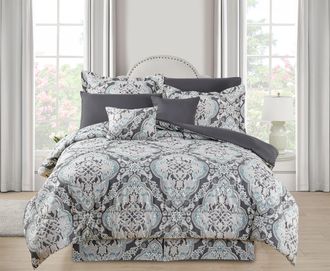 Kathy Ireland 10 Piece Bed in a Bag Comforter Set