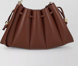 Themoir&egrave; pleated crossbody bag adjustable strap hardware