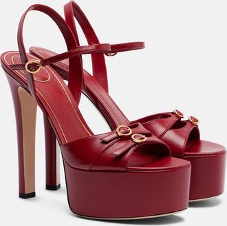 Valentino Garavani Crasher 145 leather platform sandals