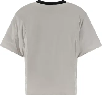 Yohji Yamamoto Mens Gray Lyocell T-Shirt