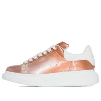 Alexander McQueen (WMNS) Alexander McQueen Oversized Sneakers Metallic Pink 676703W4T511602