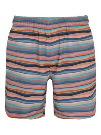 Amir Slama striped swim shorts - men - Elastane/Polyamide - GG - Blue