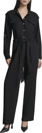DKNY Dkny Roll Tab Jumpsuit