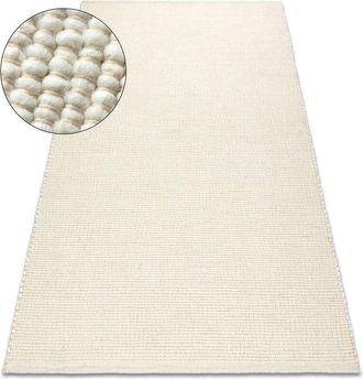 RugsX Rugsx - nepal 2100 natural, cream - woolen, double-sided, natural beige 140x190 cm