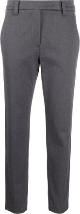 Brunello Cucinelli Grey Long cotton trousers