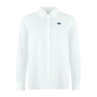 La Martina Camisa Oxford Divina - Blouses & Shirts - Mujer - Blanco - M