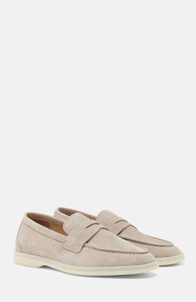 Scarosso Luciana Loafers in Sand - Suede at Nordstrom, Size 38.5