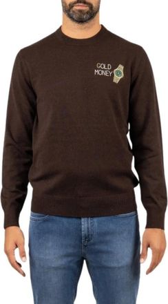 Saint Barth Heron Light - Knitwear - Hombre - Marr&oacute;n - L