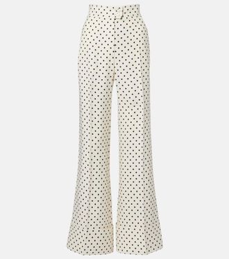 Valentino Supergran Plusdepois flared pants