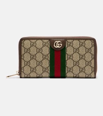 Gucci Portafoglio Ophidia con pelle
