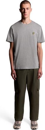 Lyle & Scott Crew Neck Short Sleeve T-Shirt in Mid Grey Marl at Nordstrom, Size Xx-Large