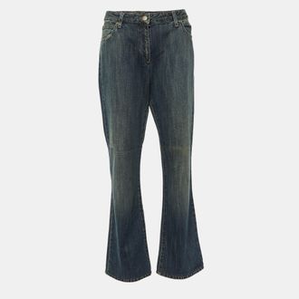 Emporio Armani Blue Washed Denim Jeans L Waist