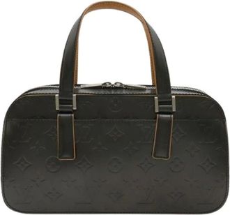 Louis Vuitton Pre-owned Handbags, female, Black, Size: ONE SIZE Pre-owned Canvas Handbag