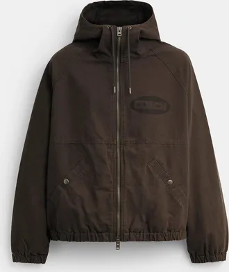 Coach Canvas Zip Jacket