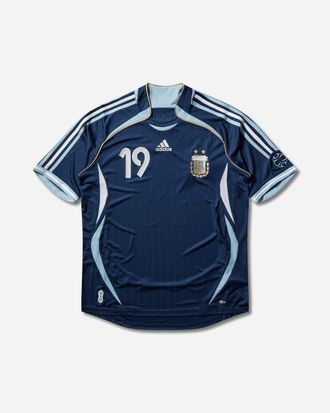 adidas Men s Argentina Away Jersey 2006 Messi Dark Blue