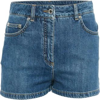 Moschino Klassieke denim shorts - Blauw