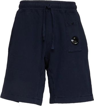 C.P. Company Bermuda Con coulisse Taschino con Lente applicato - Heren - Korte Broeken - Blauw - L - Korte Broeken