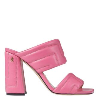 Jimmy Choo London Themis 100 Nappa Leather Sandals, Brand Size 38.5 ( US Size 8.5 )