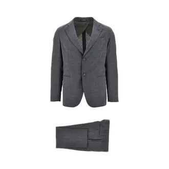 Emporio Armani Wool-blend City Line tailored suit Man 48