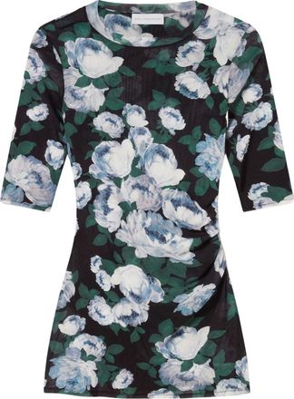 Stella McCartney Bunch Of Roses Mesh Top-Donna