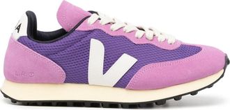 Veja Rio Branco leather sneakers - men - Rubber/Other fibres/Recycled Polyester/Silicone/Synthetic Rubber/Recycled Polyester - 38 - Purple