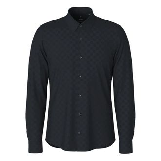 Joop Pierce Shirt - Heren - Casual Overhemden - Blauw - XL - Katoen - Overhemden