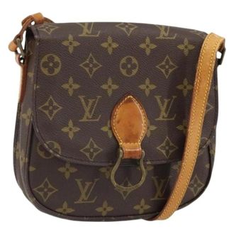 Louis Vuitton Pre-owned Cross Body Bags, female, Brown, Size: ONE SIZE Pre-owned Canvas Cross Body Bag