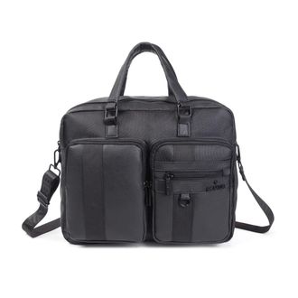 Cavalli Bc1186 laptoptas - Heren - Tassen - Zwart - Maat: ONE Size Zijde