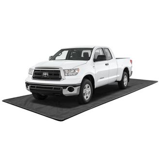 Costway Costway Tappeto Per Garage, Tappetino Antiscivolo Per Riparazione Auto Impermeabile, Include Raschietto Per Pavimenti E Nastri Adesivi, Adatto Per Suv