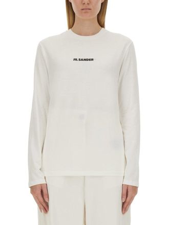 Jil Sander Long-Sleeved T-Shirt With Logo