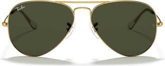 Ray-Ban Sunglasses Rb3025 L0205 Aviator Gold Arista/Green G 15 Unisex
