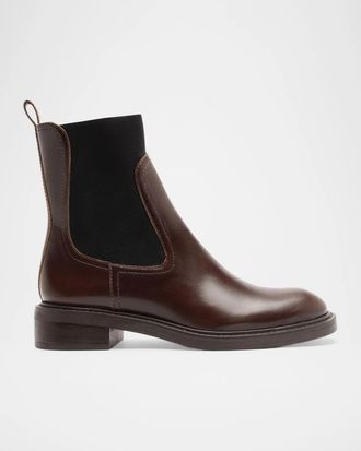 Schutz 35mm Olivia Leather Ankle Booties