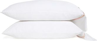 Pom Pom at Home Langston Set of 2 Sateen Pillowcases in Pink at Nordstrom, Size Standard