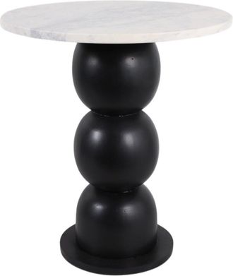 Sagebrook Home 20X18in Bubble Base Marble Top Accent Table