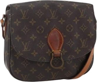 Louis Vuitton Pre-owned Cross Body Bags, female, Brown, Size: ONE SIZE Pre-owned Vintage Canvas Cross Body Bag