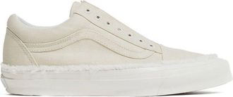 Vans Old Skool laceless sneakers - men - Fabric/Canvas/Rubber/Leather - 12 - Neutrals