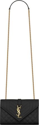 Saint Laurent Envelope Small Bag - female - Saint Laurent - Shoulder Bags - Black - ONE SIZE - Bags
