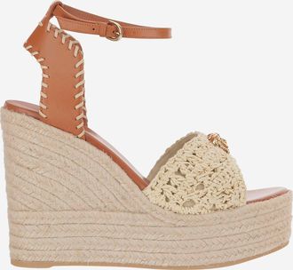 Versace Sandali con zeppa Versace La Medusa