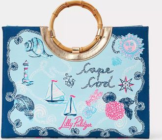 Lilly Pulitzer Oasis Canvas Tote